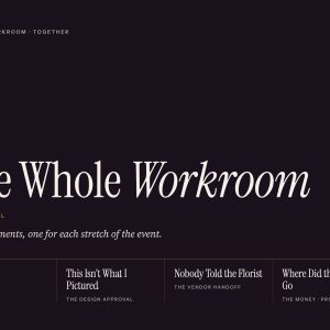 The Whole Workroom, Professional: four instruments, one for each stretch of the event, with Where Did the Money Go in its Professional Edition.